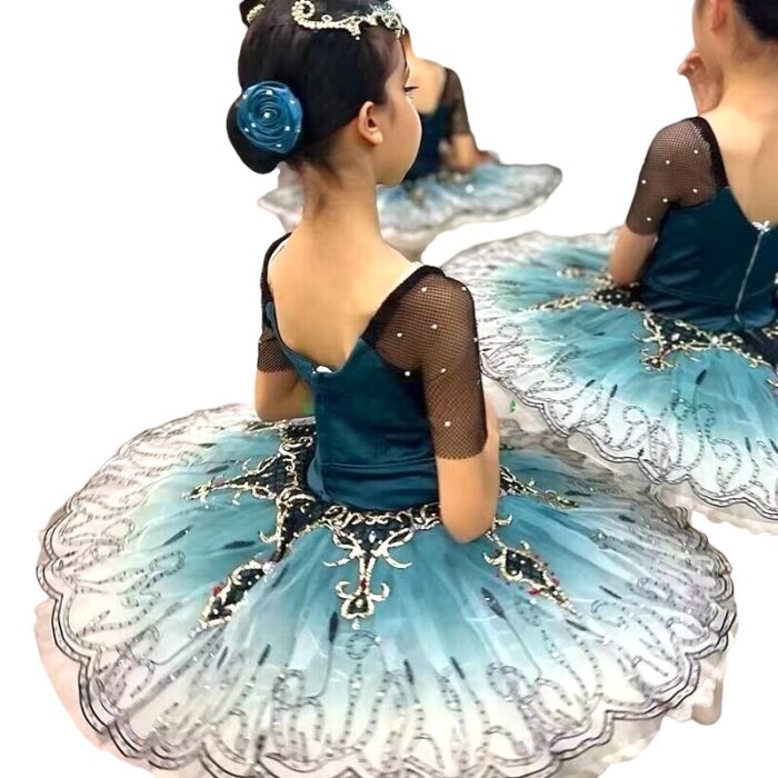 Green Swirl Ballet Tutu - Image 4